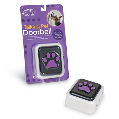 HUNGER FOR WORDS TALKING PET DOORBELL