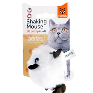 FOFOS SHAKING MUIS MET GELUID WIT