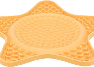 TRIXIE LICK'N'SNACK MAT STER SILICONEN GEEL