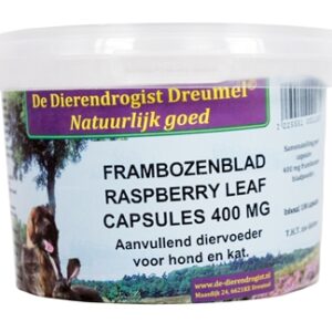 DIERENDROGIST FRAMBOZENBLAD CAPSULES