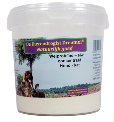 DIERENDROGIST WEIPROTEINE CONCENTRAAT HOND / KAT