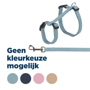 TRIXIE KATTENTUIG MET RIEM ASSORTI