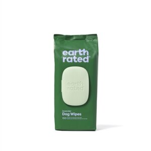 EARTH RATED DOG WIPES LAVENDEL COMPOSTEERBAAR
