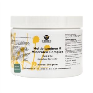 DE GROENE OS MULTIVITAMINEN / MINERALEN COMPLEX HOND / KAT