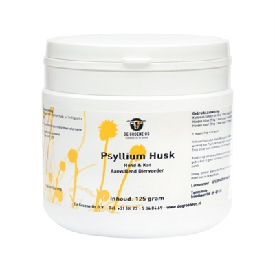 DE GROENE OS PSYLLIUM HUSK HOND / KAT