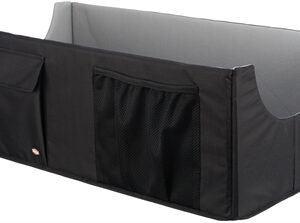 TRIXIE AUTOSTOEL HOND DUBBEL ZWART / GRIJS