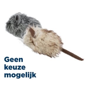 TRIXIE MUIS PLUCHE CATNIP VOOR KATTEN ASSORTI