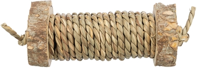 TRIXIE SPEELROL VOOR KNAAGDIEREN MET ZEEGRAS VAN HOUT