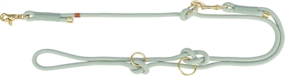 TRIXIE SOFT ROPE HONDENRIEM VERSTELBAAR SALIEGROEN / MINT