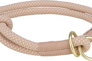 TRIXIE HALSBAND HOND SOFT HALF-SLIP ROZE / LICHTROZE