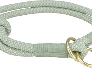 TRIXIE HALSBAND HOND SOFT HALF-SLIP SALIEGROEN / MINT