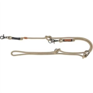 TRIXIE BE NORDIC HONDENRIEM VERSTELBAAR ZAND / ZWART