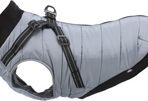 TRIXIE HONDENJAS PONTIS MET TUIG GRIJS