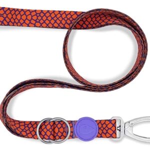 MORSO HONDENRIEM VERSTELBAAR GERECYCLED URBAN LIZARD ROOD