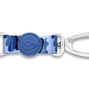 MORSO KEY CORD SLEUTELHANGER GERECYCLED SPLASH BLAUW
