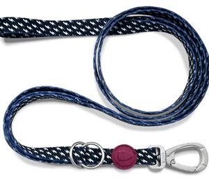 MORSO HONDENRIEM VERSTELBAAR GERECYCLED POWER FLOW ZWART