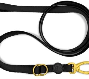 MORSO HONDENRIEM VERSTELBAAR GERECYCLED GOLD CAVIAR GOUD