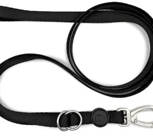 MORSO HONDENRIEM VERSTELBAAR GERECYCLED PURENESS ZWART