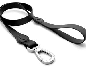 MORSO HONDENRIEM WATERPROOF GERECYCLED BLACK ZWART