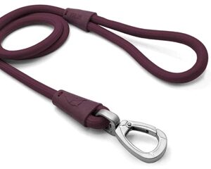 MORSO HONDENRIEM SOFT ROPE GERECYCLED PLUM PAARS