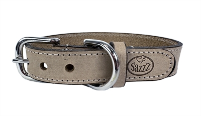 SAZZZ HALSBAND HOND NOMAD VINTAGE LEER BEIGE