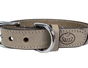 SAZZZ HALSBAND HOND NOMAD VINTAGE LEER BEIGE