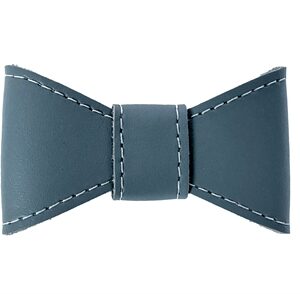 SAZZZ VLINDERSTRIK GLAMPER CLASSIC LEER LICHTBLAUW