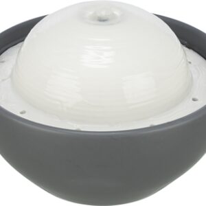 TRIXIE VITAL DOME DRINKFONTEIN KERAMIEK GRIJS / WIT