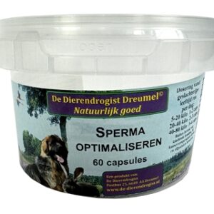 DIERENDROGIST SPERMA OPTIMALISEREN CAPSULES