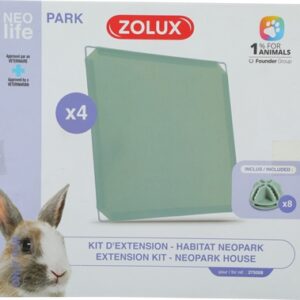 ZOLUX NEOLIFE NEOPARK KONIJN UITBEREIDINGSSET GESLOTEN PANELEN