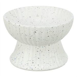 TRIXIE VOERBAK / DRINKBAK KAT VERHOOGD KERAMIEK WIT