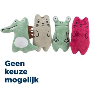 TRIXIE DIEREN PLUCHE MET CATNIP ASSORTI