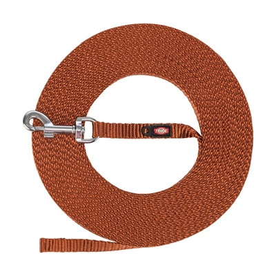 TRIXIE HONDENRIEM SLEEPLIJN EXTRA LICHT ROEST