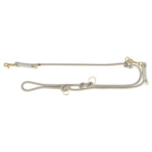 TRIXIE HONDENRIEM SOFT ROPE VERSTELBAAR GRIJS / LICHTGRIJS