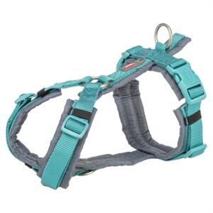 TRIXIE HONDENTUIG PREMIUM TREKKING AQUA / GRAFIET GRIJS