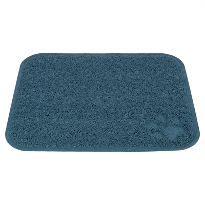 TRIXIE SCHOONLOOPMAT VOOR KATTENBAKKEN PVC BLAUW