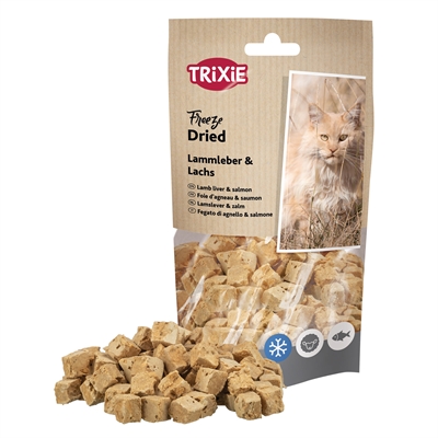 TRIXIE FREEZE DRIED LAMSLEVER EN ZALM