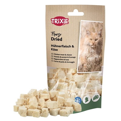 TRIXIE FREEZE DRIED KIPPENVLEES EN KAAS