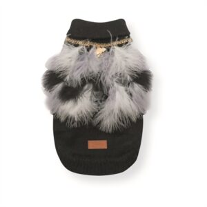 CROCI HONDENTRUI MET VEREN ZWART / WIT