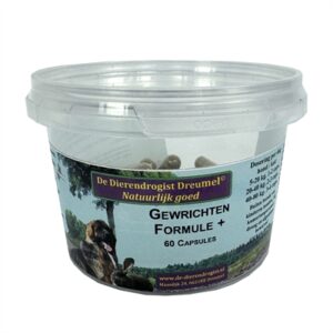 DIERENDROGIST GEWRICHTSFORMULE+ CAPSULES