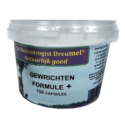 DIERENDROGIST GEWRICHTSFORMULE+ CAPSULES