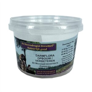 DIERENDROGIST DARMFLORA OPBOUW / VERBETEREND CAPSULES