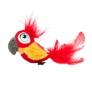 FOFOS PAPEGAAI MET GELUID EN CATNIP BALLEN