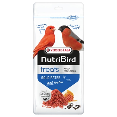 NUTRIBIRD TREATS GOLD PATEE RED FUSION