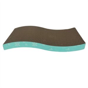 EASYPETS CAT SCRATCHER WAVE TURQUOISE