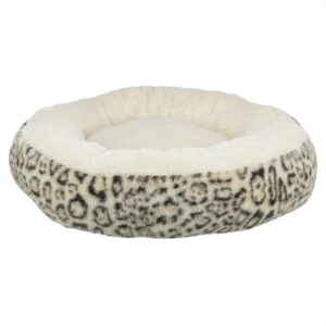 TRIXIE HONDENMAND LEO SOFT ROND PLUCHE CREME / PANTERPRINT