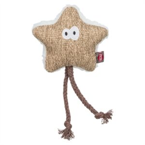 TRIXIE STER STOF / PLUCHE MET KATTENKRUID / CATNIP WIT / BEIGE