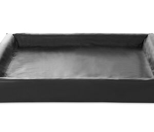 BIA BED KUNSTLEER HOES HONDENMAND ZWART