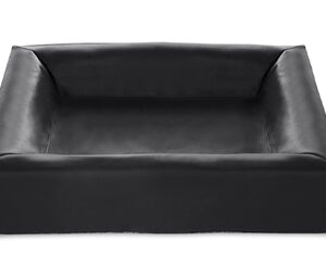 BIA BED KUNSTLEER HOES HONDENMAND ZWART