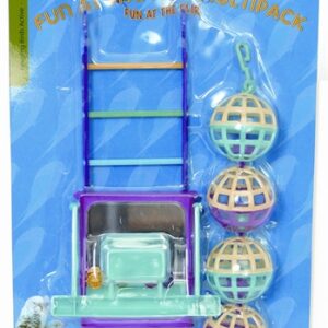 HAPPY PET BIRD TOY MP BAL / LADDER / PERCH